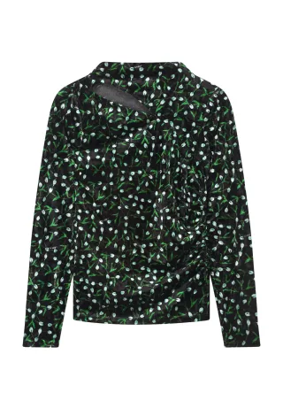 Fabienne Chapot - Top - Isaab grün/schwarz - Gr. - 40