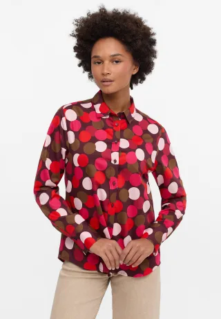 ETERNA - Bluse Satingewebe Langarm - Gr. - 46/Langarm