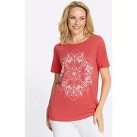 Sieh an! T-Shirt Longshirt Kurzarm