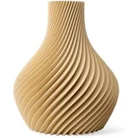 natumo Tischvase Vase Bulba Beige 12 cm