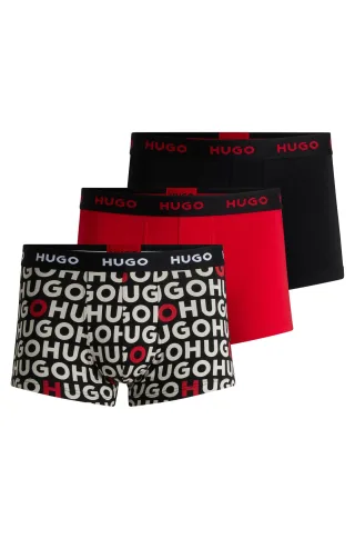 HUGO RED Menswear - TRUNK TRIPLET DESIGN patterned - Gr. - S
