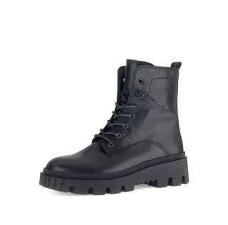 pius gabor - Schnürstiefeletten Glattleder schwarz schwarz - Gr. - 7 UK