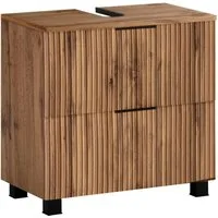 welltime Waschbeckenunterschrank Trento, verschiedene Ausführungen und Farben Badmöbel, Breite 60 cm, Beckenunterschrank auf Füßen, Made in Germany