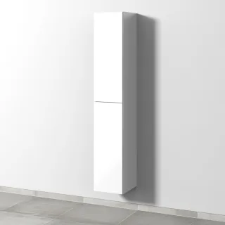 Sanipa 3way Hochschrank mit 2 Türen, Weiß-Glanz SF09078