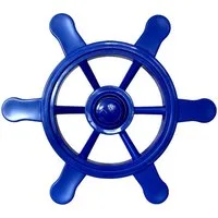 Loggyland Spielturm-Erweiterung Lenkrad Piratenlenkrad Steuerrad für Spielturm Spielhaus, aus HDPE Kunststoff, Ø 34cm, für kreatives Rollenspiel