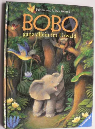 Bobo ganz allein im Urwald