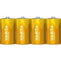VARTA LONGLIFE D, 4er Folie Batterie