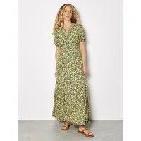 Apricot Maxikleid Maxikleid Druck