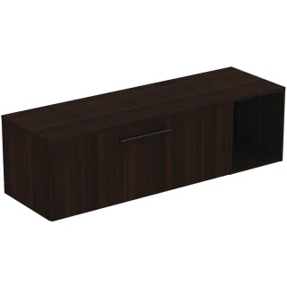 Ideal Standard Möbel-Set 160cm i.life B 1 Auszug 1 off.Fach Gr.Schwarz Coffee Oak, T5837NW T5837NW