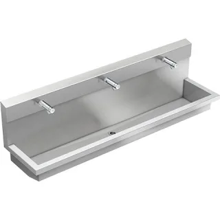 KWC Aquarotter Waschplatzeinheit, PLANOX, Edst., 1800x530x440 mm, 3xWandventil hydr., 3600004025 3600004025