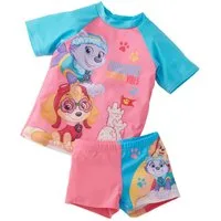United Labels® Badeanzug Paw Patrol - Pawsome summer vibes - Schwimmset UV-Schutz 50+