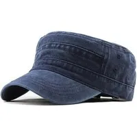 Zaewry Baseball Cap Vintage Military Army Flat Cap Verstellbare Baseballmütze Kappe