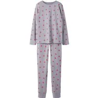 Name It Schlafanzug NKFNIGHTSET LAVENDER HEARTS NOOS (Set, 2 tlg) im tollen Herzen-Alloverdruck