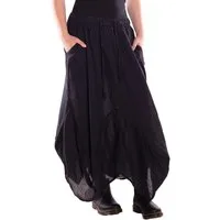 Vishes Ballonrock Langer Rock Damen Ballonrock Baumwolle Taschen Freesize 34-42 Alternative Mode, Boho, Hippie, Ethno, Festival
