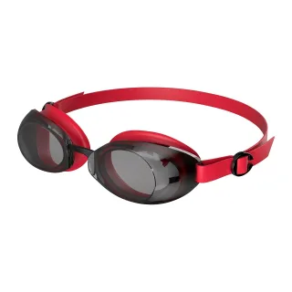 Speedo - "Jet 2.0" Schwimmbrille für Herren/Damen Unisex (Rot/Rauch-Grau)