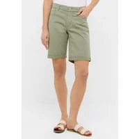 ANGELS Bermudas BERMUDA TURN UP mit Umschlagsaum, Stretch, Straight-Fit