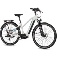 Airtracks E-Bike Trekkingrad 28 Zoll E-Bike Damen Trekking Fahrrad BOSCH PERFORMACE LINE, 9 Gang SHIMANO ALIVIO RD-T4000 Schaltwerk, Kettenschaltung, 500 Wh, (POWERTUBE), Display BOSCH INTUVIA Trekking Bike - 42cm 46cm