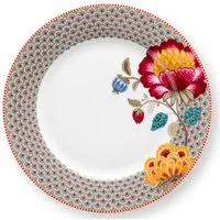 PiP Studio Speiseteller Blooming Tales Khaki Speiseteller 26,5cm