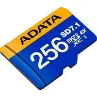 Premier Extreme microSDXC SD7.1 256 GB, Speicherkarte blau/gelb, SD7.1 Express, UHS-I U3, Class 10, V30, Nintendo Switch 2 Ready