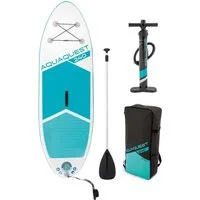 Intex SUP-Board AQUA QUEST 240, Allround Board, (Set, 3 tlg., mit Paddel, Pumpe und Transportrucksack)