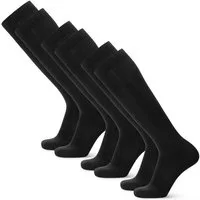 DANISH ENDURANCE Basicsocken Organic Compression (3-Paar) aus Baumwolle, 14-18 mmHg, für Damen & Herren
