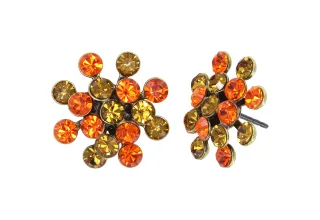 konplott - Ohrringe - Magic Fireball Mini orange