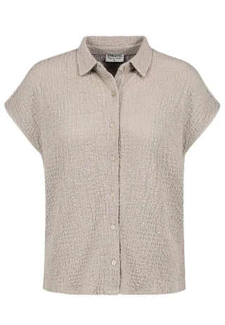 Authentic Style - RE9CIGt1cnphcm0gQmx1c2UgQmFzaWMvVU5J light sand - Gr. - XS