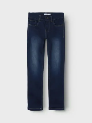 NAME IT - NKMTHEO XSLIM SWE JEANS 3113-TH NOOS Dark Blue Denim - Gr. - 128