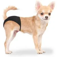 DUVO+ Hundetoilette Duvoplus Schutzhöschen - Schwarz Umfang: 18-23cm