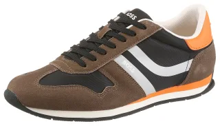 BOSS ORANGE Sneaker "Levon Runn " Freizeitschuh, Halbschuh, Schnürschuh mit Kontrastbesätzen