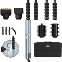 Shark Multihaarstyler Shark FlexStyle Haarstyler und -trockner Glacial Blue [HD476WHEU], Perfekt für jeden Haartyp