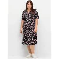 Sieh an! Jerseykleid Jersey-Kleid Kurzarm