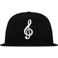 Youth Designz Baseball Cap Notenschlüssel Unisex Snapback Cap mit modischer Logo Stickerei