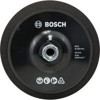 Gummistützteller Ø 150mm, Schleifteller schwarz, für Poliermaschinen