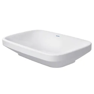 Duravit DuraStyle Aufsatz Waschtisch 0349600000 60 x 38 cm, weiss, ohne Überlauf, ohne Hahnloch
