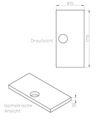 Neuesbad Wannenträger für Ideal Standard Ultra Flat Evo 180x90 SD 27508