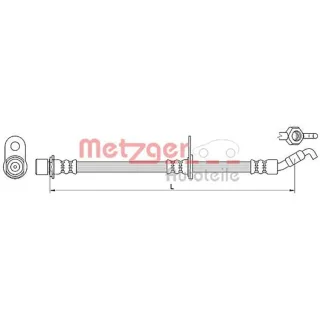 Metzger Bremsschlauch vorne Daihatsu Copen Move Sirion Yrv