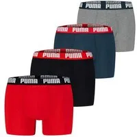 PUMA Boxershorts PUMA MEN EVERYDAY BOXER 4P ECOM (Spar-Pack, 2-St., 4er-Pack)