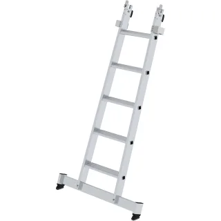 Munk Stufen-Glasreinigerleiter Unterteil mit nivello®-Traverse - 012027
