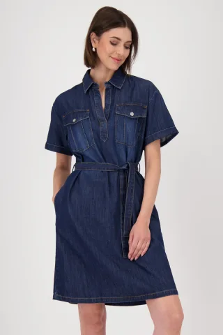 monari - Lyocell-Kleid jeans - Gr. - 42