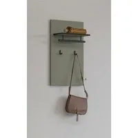 OTTO home Garderobenpaneel Cross,Breite 40 cm modernes Wandregal mit Haken und Kleiderstange, Wandgarderobe, Aufhänger, Höhe 70 cm