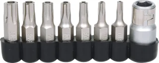 KS Tools 1/4" Bit-Satz für Fünfsternschrauben, 8-tlg - 911.1480