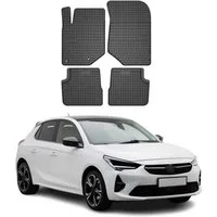 OMAC Auto-Fußmatten für Opel Corsa F 2019-2025 Automatte 4 tlg TPE (4 St), für Opel Corsa F 2019-2025 Opel Corsa F 2019-2025, Antirutsch,Wasserfest,Einfache Installation