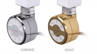 Terma Heizpatrone MOA mit T-Stück, WEMAT01, 120 Watt, Gold WEMAT01