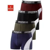 AUTHENTIC LE JOGGER Boxer Boxershorts für Jungen (Packung, 4-St) cooler Look durch weißen Einsatz