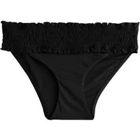 Next Bikini-Hose Gesmokte Bikinihose mit hohem Beinausschnitt (1-St)