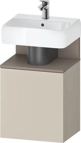 Duravit Qatego Waschtischunterbau wandhängend Taupe Supermatt 440x350x645 mm - QA4076L43830000 QA4076L43830000