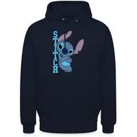 Spreadshirt Hoodie Lilo & Stitch, Stitch Mit Schriftzug Unisex Hoodie (1-tlg)