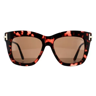 Tom Ford Square Damen Rosa Havanna Braun