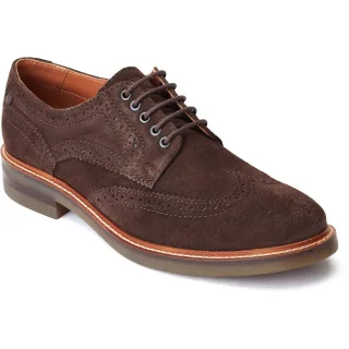 Base London Hatfield Leder Herren Burnt Braun Brogues Schuhe